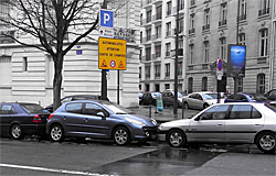 フランスの駐車方法