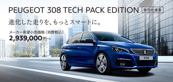 特別仕様車 308TECHPACKEDITION