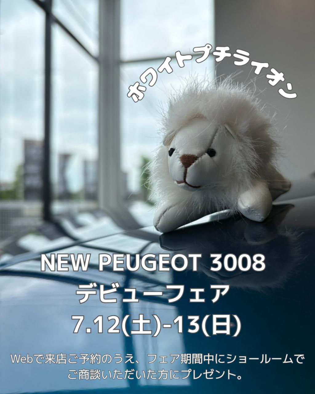 NEW3008デビューフェア開催!!