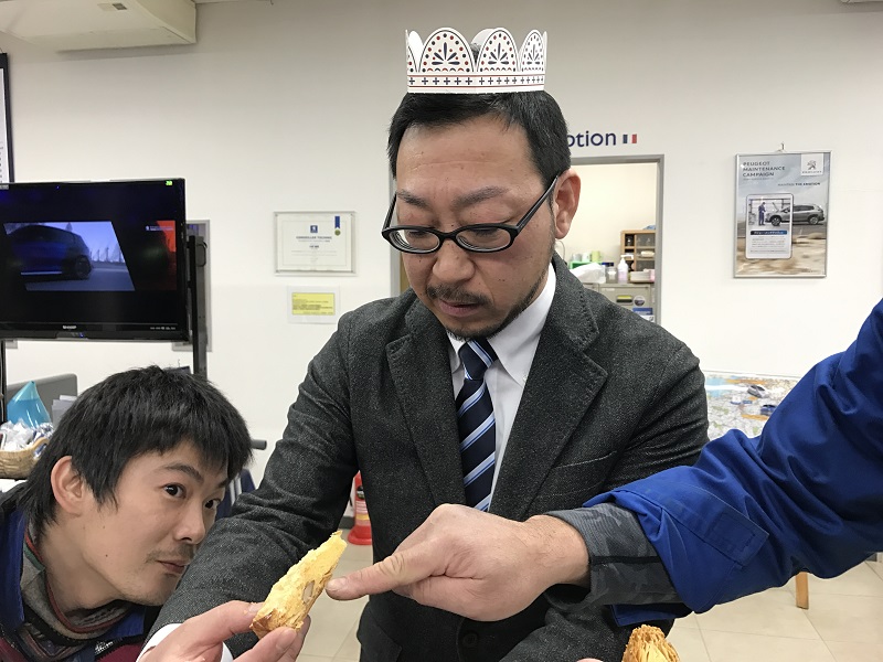 ガレット・デ・ロワの楽しみ方inPEUGEOT盛岡