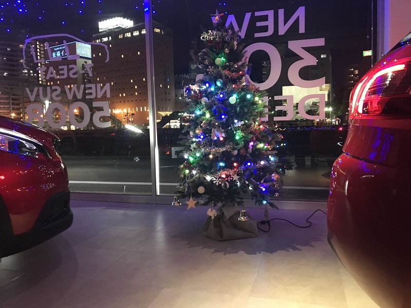 クリスマスツリー出しました。