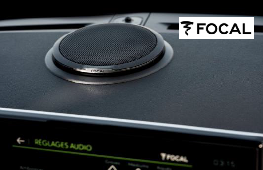FOCALスピーカー標準装備です。