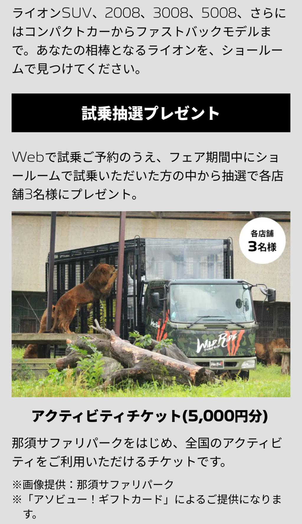 LION RIDEキャンペーン開催中