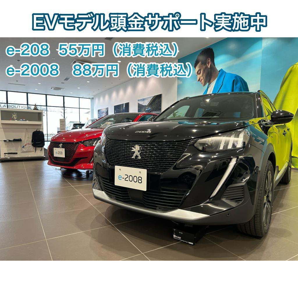 EVモデルローン頭金サポート実施中