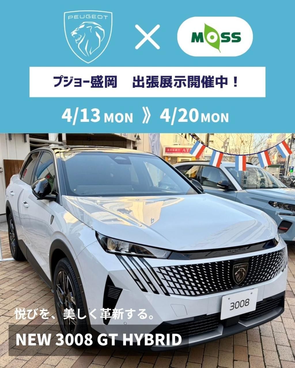 MOSSビル 出張展示のお知らせ🚙📢